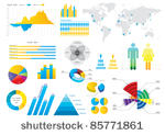 info graphic set with colorful...