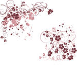 floral frame. vector...