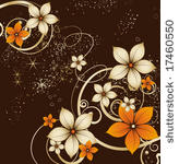 floral abstraction. vector...