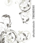 abstract floral illustration...