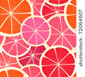 grapefruit seamless background