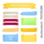 colorful polygonal origami...