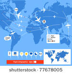 flight infographics. civil...