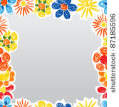 abstract decorative flowers...
