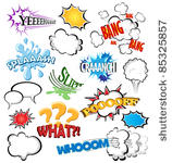 large comic book expressions