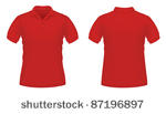 vector illustration of red men...