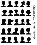 25 anonymous mugshots