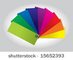 color swatch book  vector . in...