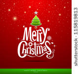 christmas greeting card. merry...