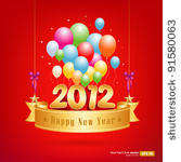 2012 new year's eve design...