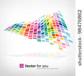 colorful background mosaic...