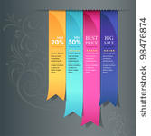 colorful ribbon promotional...
