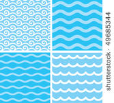 seamless water wave patterns
