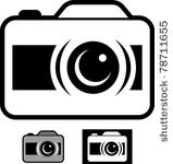 photo camera   vector...