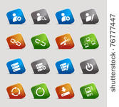 cut squares   classic web icons