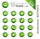 glossy buttons   ecological...