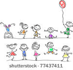 cute happy kids
