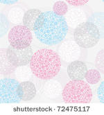 abstract cute seamless polka...
