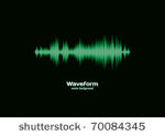 green waveform