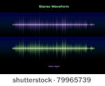 sound and music stereo wave
