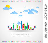 funny city theme background...