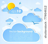 good weather background. blue...