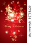 abstract christmas card.