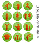 green social icons