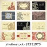 various vintage ornamental...