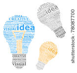 bulbs ideas made by   typography