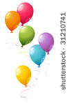 colorful vector balloons