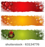 christmas banner set