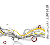 abstract lines with circles....