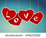 valentine hanging labels....