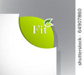 corner on paper with fit sign.