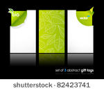set of nature gift cards with...