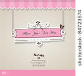 vintage vector background with...
