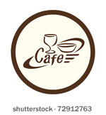 cafe glass vector