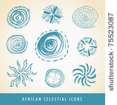 sketched vector collection of...