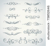 vector flourishes collection