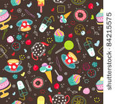 sweets seamless background
