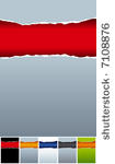 ripped paper background with a...