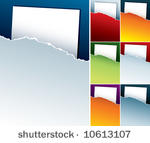 ripped paper background with a...