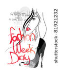 fashion vector beauty girl