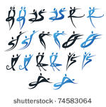 vector dancing collection
