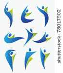 collection of symbols  of...