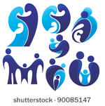 vector set of people  family...