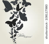 beautiful  butterfly. vector...