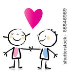 valentine's day two people in...