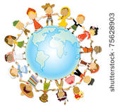 multicultural children on...